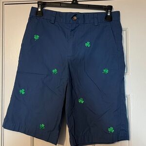 Vineyard Vines Boys Shorts with embroidered Shamrocks☘️